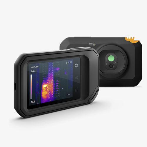 数字摄像机 - FLIR C5 - FLIR SYSTEMS - 用于管道铺设 / 热成像 / 热量