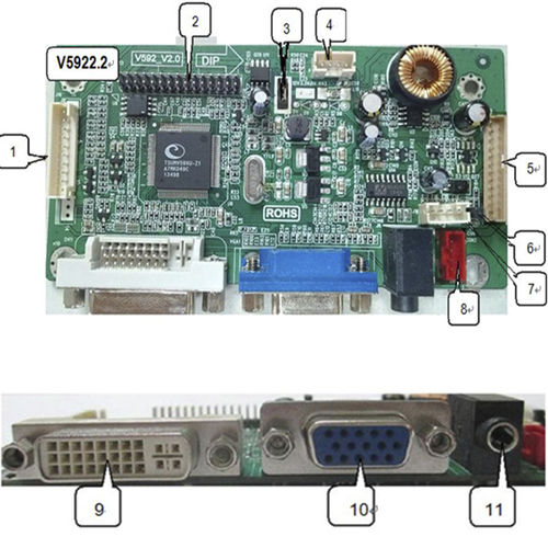 图像显示器控制器 / LCD显示屏 - HS-V5922 - Shenzhen Hengstar Technology Co., Ltd.