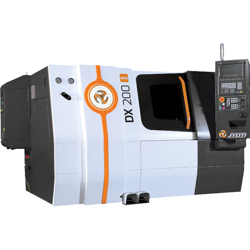 双轴a2-6钻孔cnc数控车削加工中心dx 200huroncnc数控车床机床