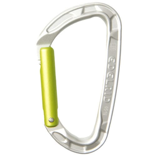 闭锁式弹簧钩 - 8 - 23 kN | PURE STRAIGHT  - Edelrid - 银制 / 不对称