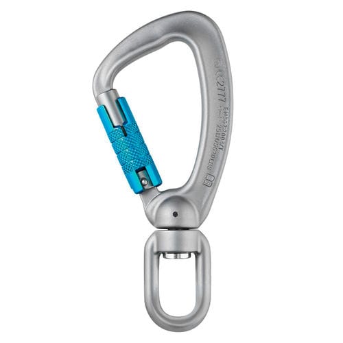 带旋转接头弹簧钩 - TWISTER TRIPLE - Edelrid - 铝 / 不对称