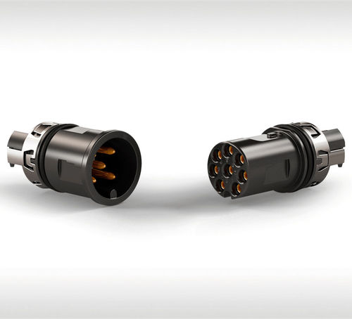 数据连接器 - Modular M8 / M12 - ERNI Electronics - 供电 / SMT / 环形