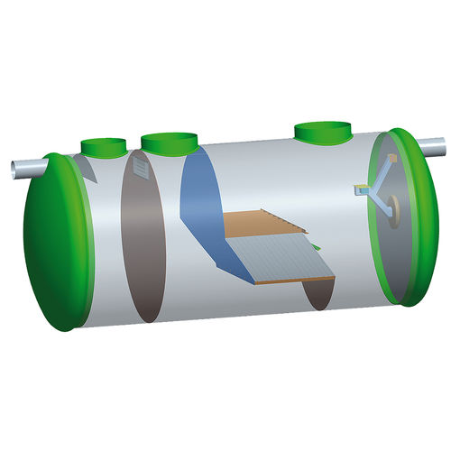 废水滗析器 - 6736 - SIMOP INDUSTRIE - 漂浮 / 卧式