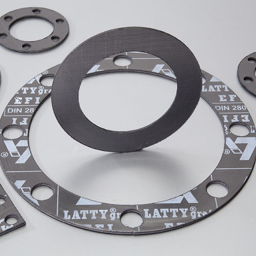 膨胀石墨密封纸 - LATTYgraf EFI - LATTY INTERNATIONAL - 不锈钢 / 法兰 / 用于阀门