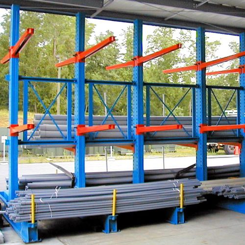 悬臂式货架 - ISO9001, ISO14001 | UN-CR121304 - Nanjing fuyuan technology co.,ltd - 重载 / 用于管道 / 电镀钢