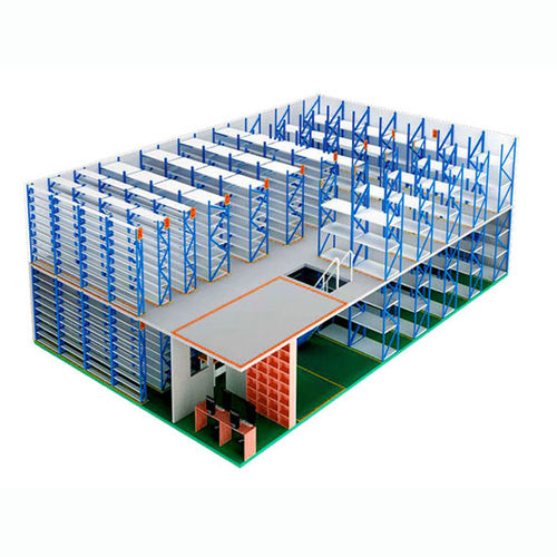 带收纳系统厂房夹层 - ISO9001, ISO14001 | UN-MP121701 - Nanjing fuyuan technology co.,ltd - 多层 / 用于工业地板 / 重型应用