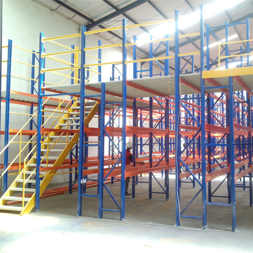 多层厂房夹层 - ISO9001,ISO14001 - Nanjing fuyuan technology co.,ltd - 货盘式搁架 / 定制 / 带有扶手