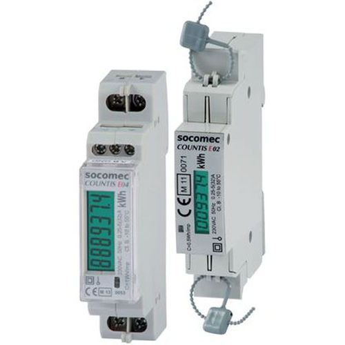 单相电能表 - COUNTIS E0x series  - SOCOMEC/法国索克曼 - DIN导轨 / RS-485 / MODBUS