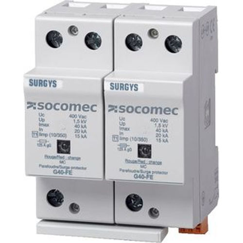 I型避雷器 - SURGYS G40-FE - SOCOMEC/法国索克曼 - 2 型 / DIN导轨 / 低电压