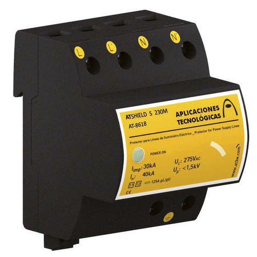 II型避雷器 - ATSHIELD S 230M - Aplicaciones Tecnológicas, S.A. - 1 型 / 用于供电系统 / 防止瞬变电流