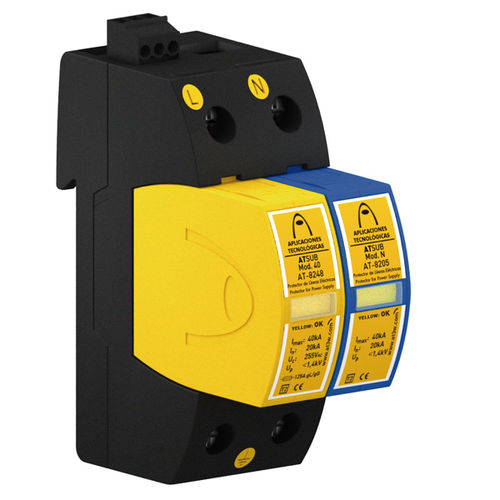 II型避雷器 - ATSUB-2P 15 TT - Aplicaciones Tecnológicas, S.A. - 用于供电系统 / 紧凑型 / 2极