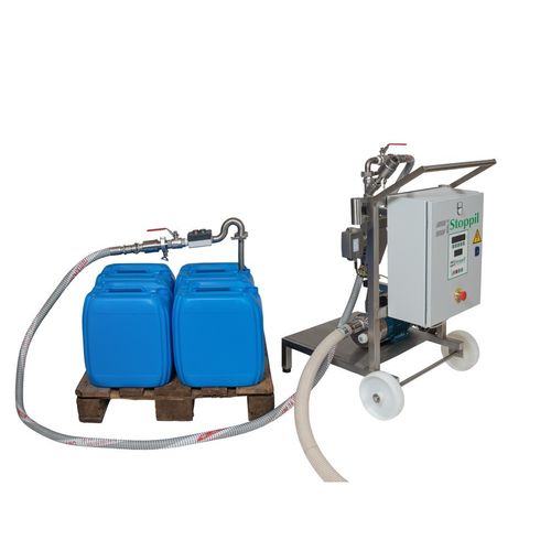 手动灌装机 - STOPPIL - 油桶托盘 / 用于容器 / 用于食品