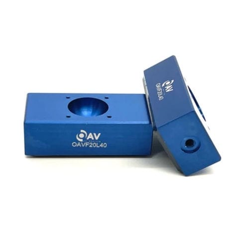 线性轴承座 - OAVF20L40 - OAV Air Bearings - 扁平 / 空气垫式 / 铝制
