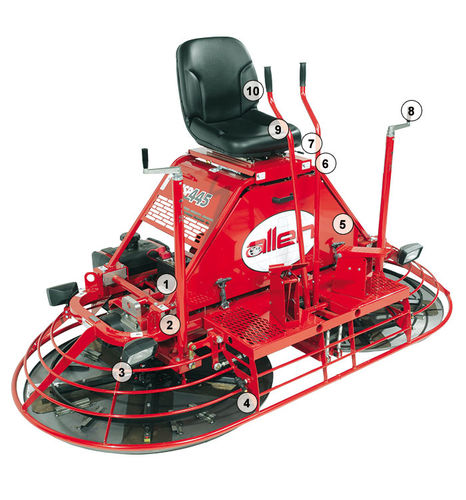 驾驶式机械镘刀 - TR MSP 445 - Allen Engineering Corporation