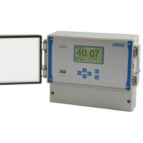 多普勒效应超声波流量计 - OCM F - NIVUS GmbH - 体积 / 液体 / 夹合式