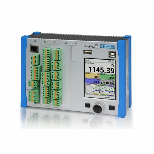 时差法超声波流量计 - NivuFlow 600 - NIVUS GmbH - 体积 / 液体 / 夹合式