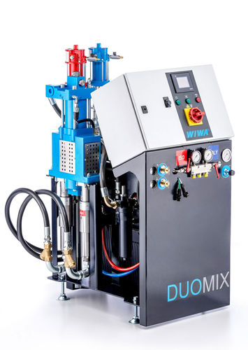 固定喷涂机 - DUOMIX PU HX - WIWA - 聚氨酯 / 液压 / 用于涂层