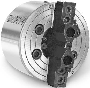 自动卡盘 - KV2 series - Berg & Co. GmbH Spanntechnik - 二爪 / 非中心通孔型 / 车床
