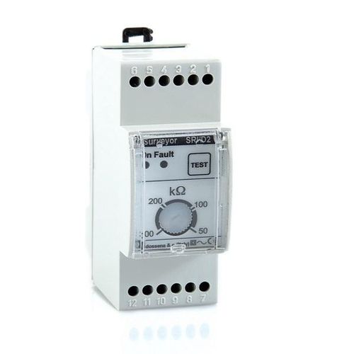 交流电网绝缘控制器 - SRI/D2 - DOSSENA - 用于三相系统 / 用于BT网络 / 用于单相电力系统