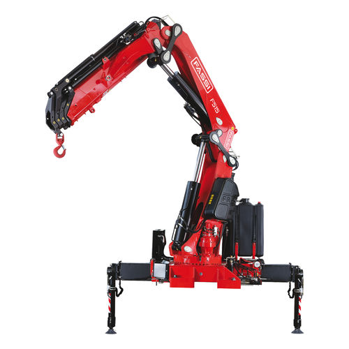汽车吊 - F515RA e-dynamic - Fassi gru S.p.A - 吊杆 / 全地形 / 用于维护