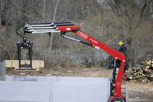 汽车吊 - F160ASXP series - Fassi gru S.p.A - 吊杆 / 林业 / 用于建筑