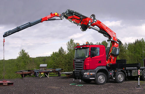 重型应用起重机 - F990RA xhe-dynamic series - Fassi gru S.p.A - 卡车安装式 / 铰接臂式 / 伸缩