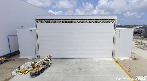 折叠门 - SHIPYARDDOOR (Hangar Door | High Speed Door) - 布料 / 库房 / 大容积