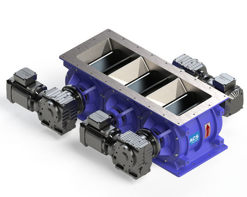 气动运输旋转闸门 - 12" Multi-Port Series - ACS Valves - 用于散装材料 / 用于食品 / 用于制药
