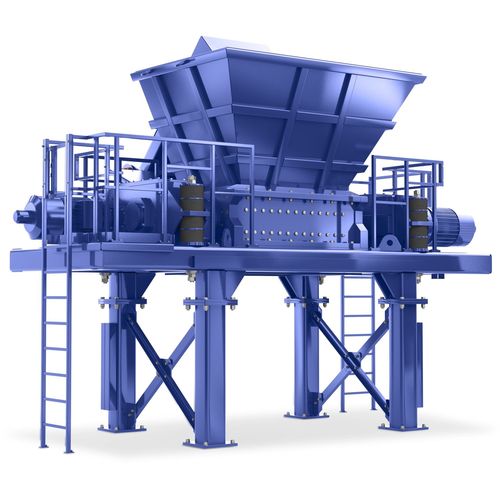 旋转剪床破碎机 - VR series - BHS-Sonthofen : Building Materials Machinery / Rec - 两轴 / 纸板箱 / 散装固体废弃物