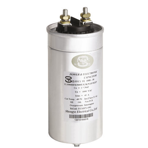 过滤电容器 - FFC1 - Sheng Ye Electric Co.,ltd - 金属化聚丙烯膜 / 圆柱形 / 螺旋式