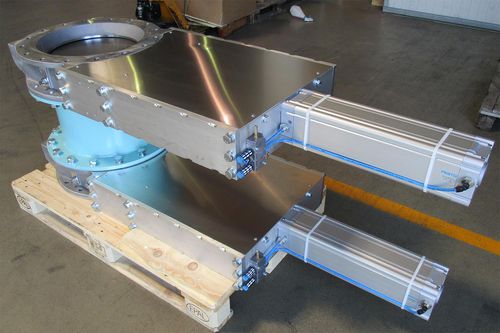刀闸阀门 - DN 400 - ARP GmbH & Co. KG - 电动 / 用于吸气