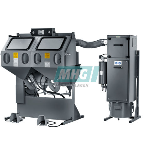 手动喷砂间 - SMG 25 DUO - MHG Strahlanlagen GmbH - 降压式 / 双