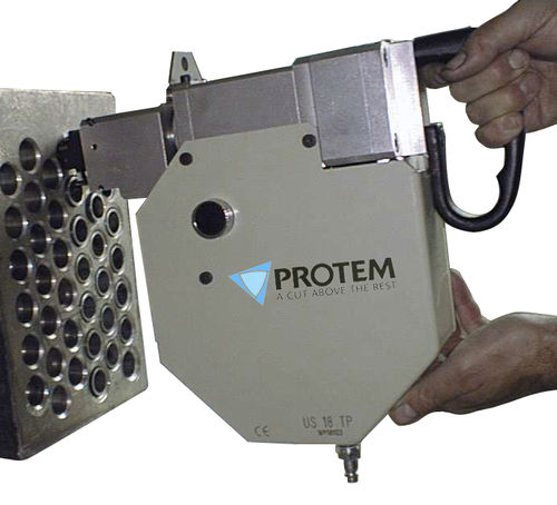 手提式坡口机 - US18TP - PROTEM - 用于热交换机 / 用于管道