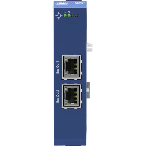 中央路由器 - 705041 - JUMO GmbH & Co. KG - 网络 / RJ45 / DIN导轨