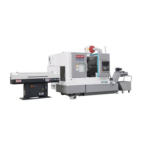 CNC数控车削加工中心 - KDCK-25HY - Zhejiang KAIDA Machine Tool CO., LTD. - 3轴 / 斜凳 / 12工具