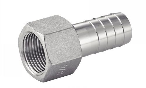管道液压适配器 - 5265 - BENE INOX - 母端槽 / 不锈钢 / 六角形