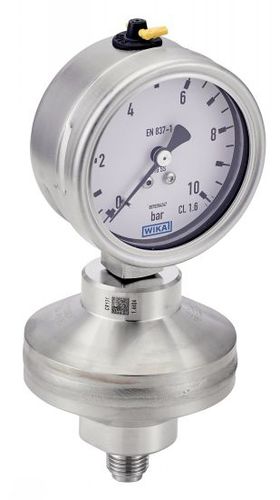 表盘压力计 - 7323 - BENE INOX - 螺纹 / 不锈钢 / 膈膜