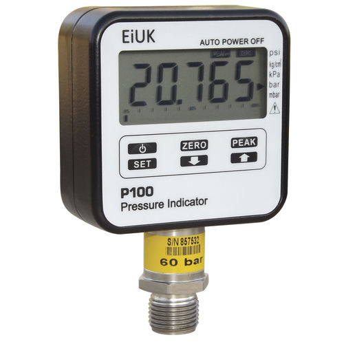 LCD显示压力计 - P100 series - Eurotron Instruments UK ltd - 螺纹 / 电子 / 测试