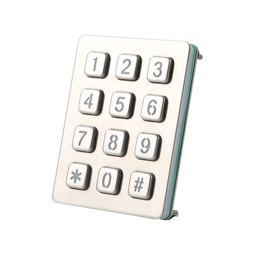 12键数字键盘 - B880 - Joiwo Explosion Proof Science and Technology - 面板式 / 金属 / IP65