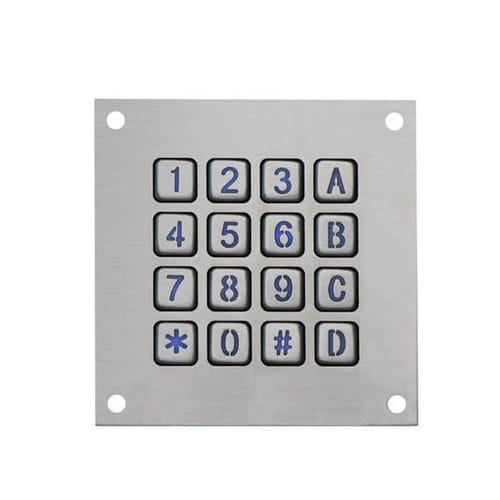 16键数字键盘 - B862 - Joiwo Explosion Proof Science and Technology - 面板式 / 不锈钢 / IP65