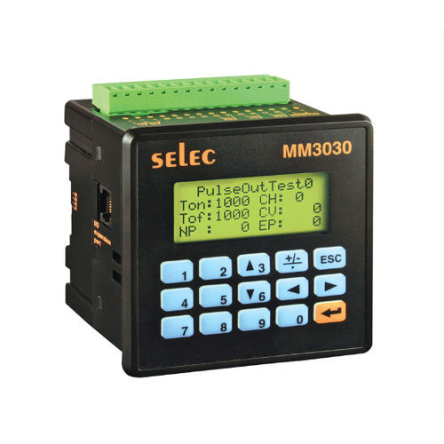面板安装可编程控制器 - MM3030 - SELEC Controls Pvt. Ltd. - DIN导轨 / 内置I/O / 数字输出