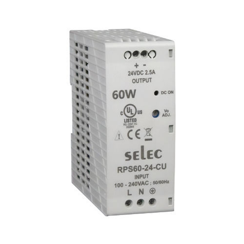 DIN导轨电源 - RPS60 series - SELEC Controls Pvt. Ltd. - AC/DC