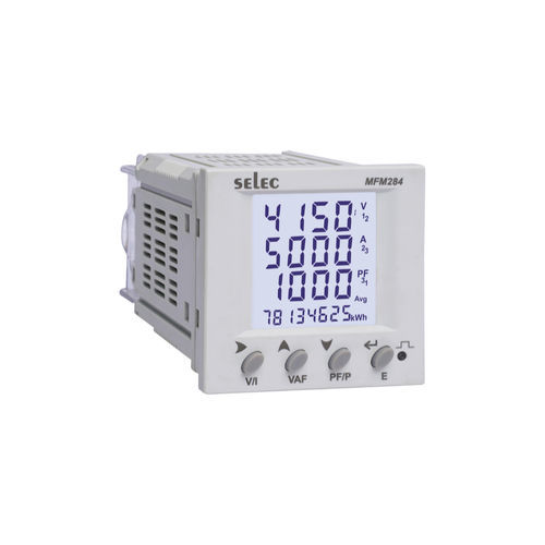 数字万用表 - MFM284 - SELEC Controls Pvt. Ltd. - 面板式 / cat I / 频率