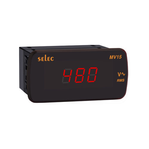 数字电压表 - MV15 series - SELEC Controls Pvt. Ltd. - 面板式 / 单相
