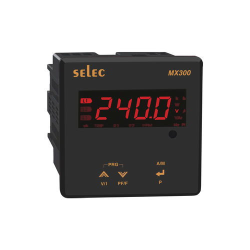 单相电能表 - MX300 series - SELEC Controls Pvt. Ltd. - 面板型 / 数字输出式 / 可编程