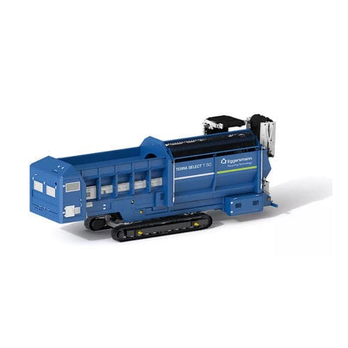 移动式筛选机 - TERRA SELECT T 50 - Eggersmann Recycling Technology - 滚筒 / 废料 / 紧凑型