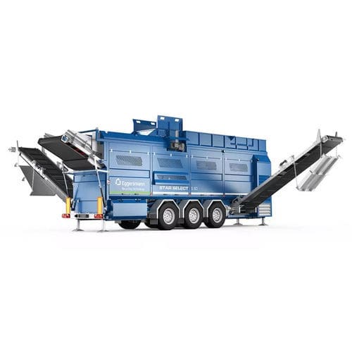 移动式筛选机 - STAR SELECT S 60 - Eggersmann Recycling Technology - 废料 / 3 节式
