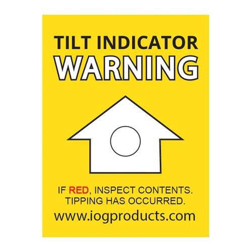 冲击指示器 - IOG Products, LLC - Impact-O-Graph Devices - 倾斜式 / 标签