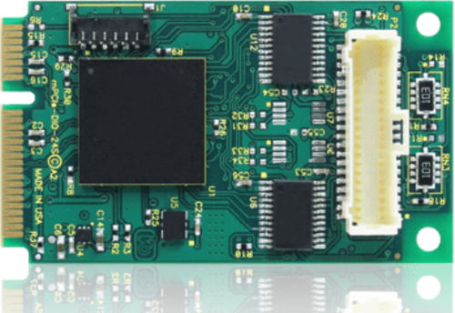 数字I/O卡 - mPCIe-DIO-24A - ACCES I/O Products, Inc. - TTL / 24路输入输出 / 小型 PCI Express