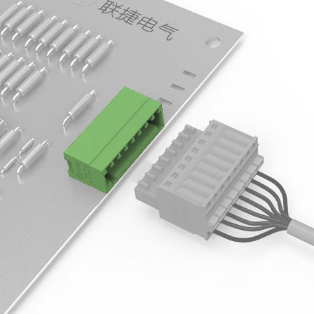 板对线连接器 - LZ1R-2.50 series - Elinker Electric - PCB / 扁平 / 公端